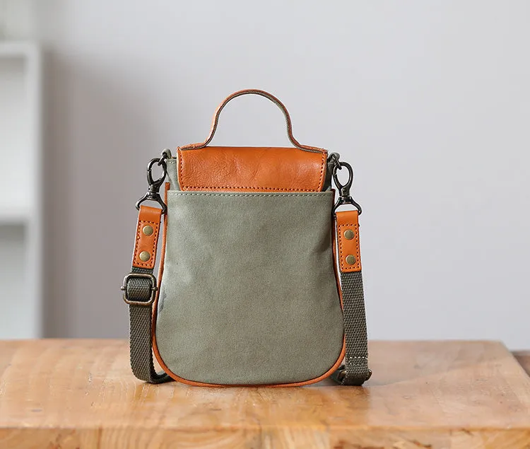 Mini Womens Canvas Crossbody Bag Handbags For Women