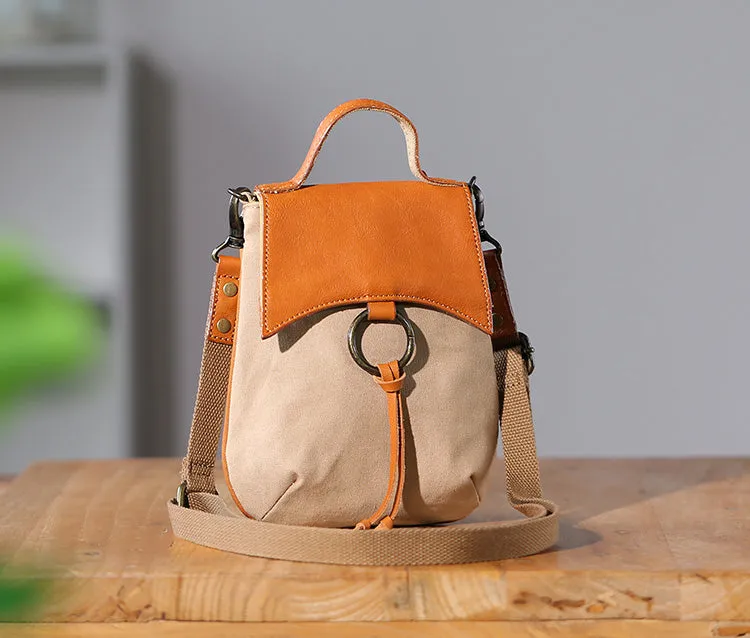 Mini Womens Canvas Crossbody Bag Handbags For Women
