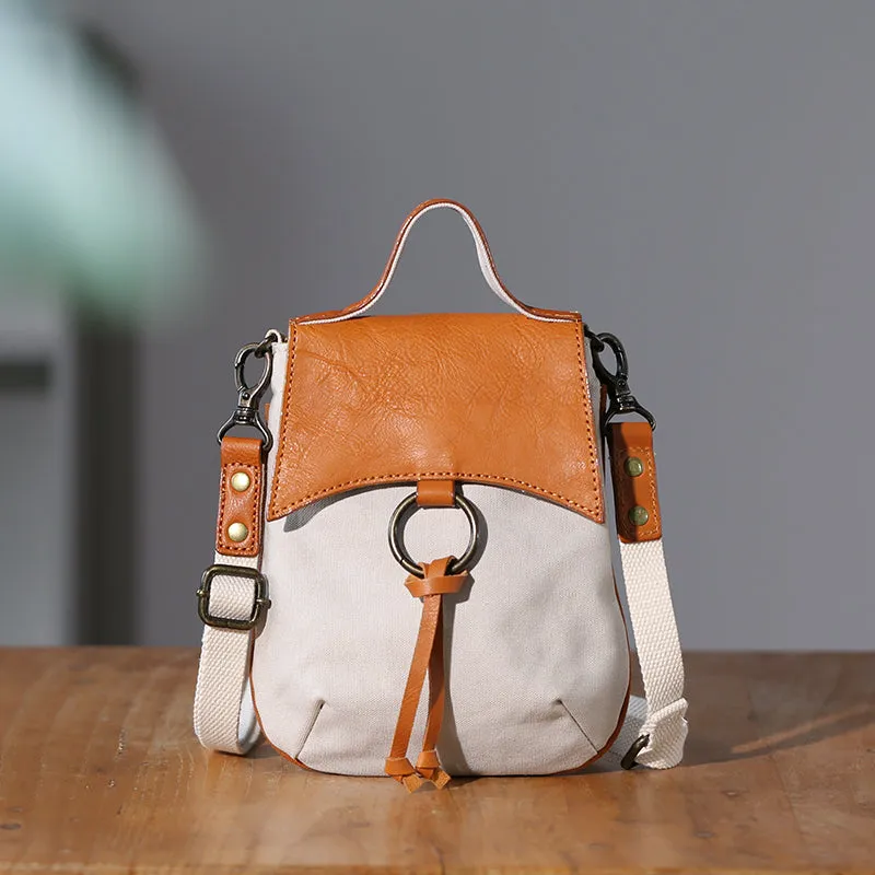 Mini Womens Canvas Crossbody Bag Handbags For Women