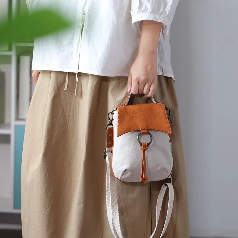 Mini Womens Canvas Crossbody Bag Handbags For Women