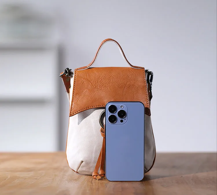 Mini Womens Canvas Crossbody Bag Handbags For Women