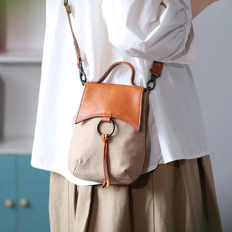Mini Womens Canvas Crossbody Bag Handbags For Women