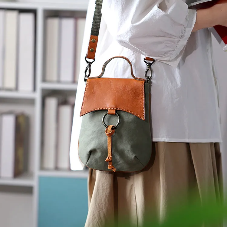 Mini Womens Canvas Crossbody Bag Handbags For Women