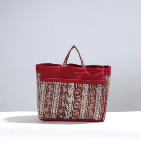 Multicolor - Handmade Cotton Multipurpose Cosmetic/Toiletry Bag 04