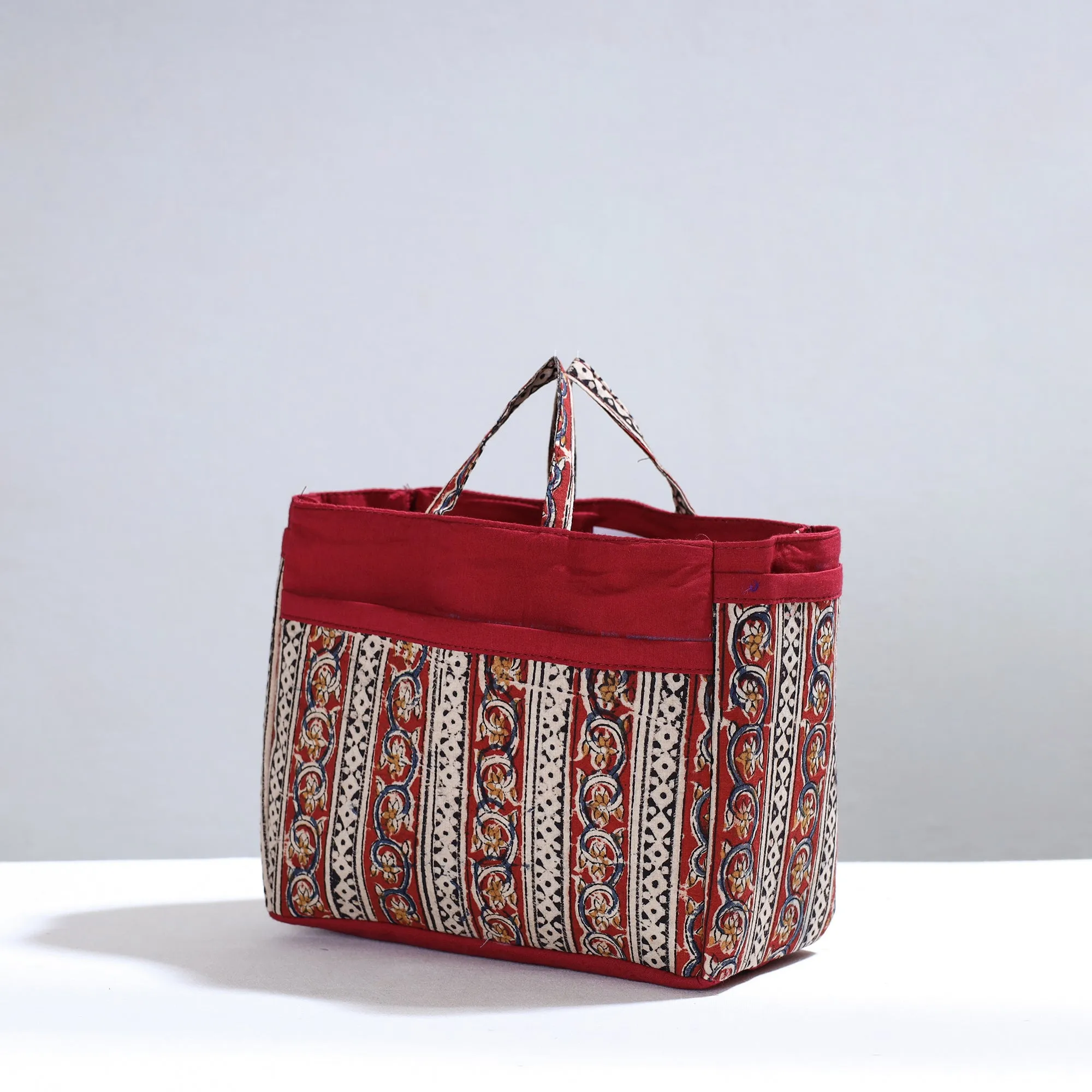 Multicolor - Handmade Cotton Multipurpose Cosmetic/Toiletry Bag 04
