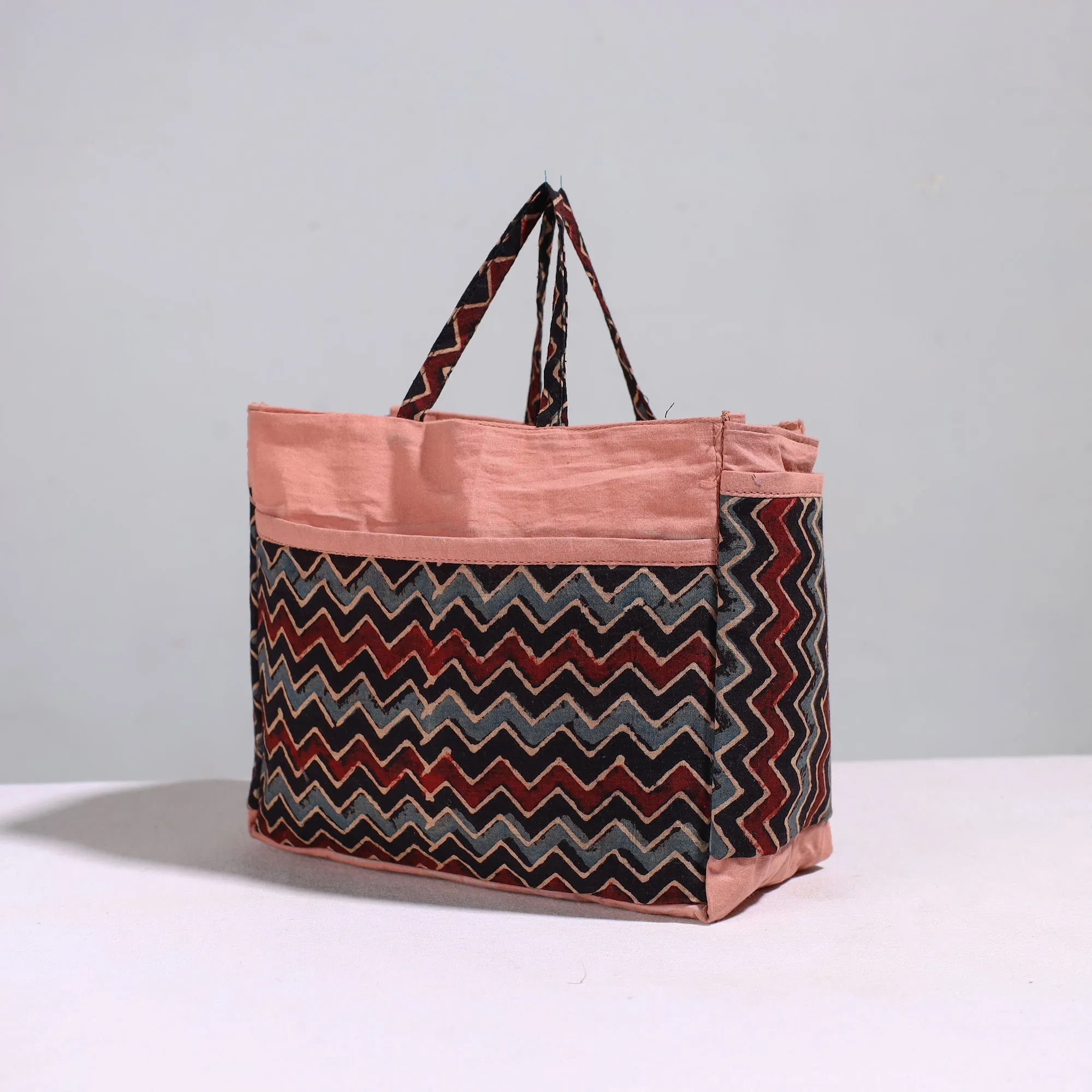 Multicolor - Handmade Cotton Multipurpose Cosmetic/Toiletry Bag 41