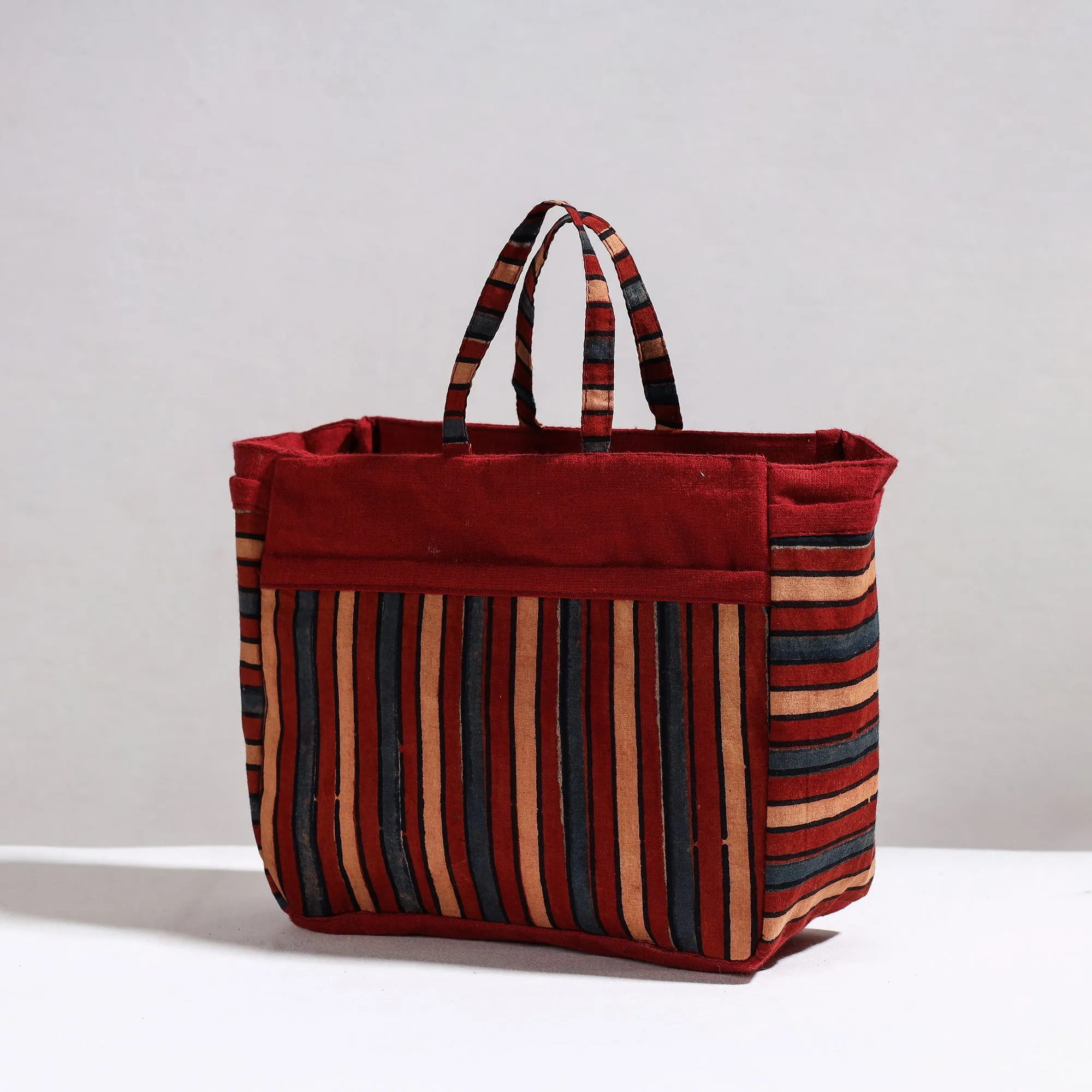 Multicolor - Handmade Cotton Multipurpose Cosmetic/Toiletry Bag