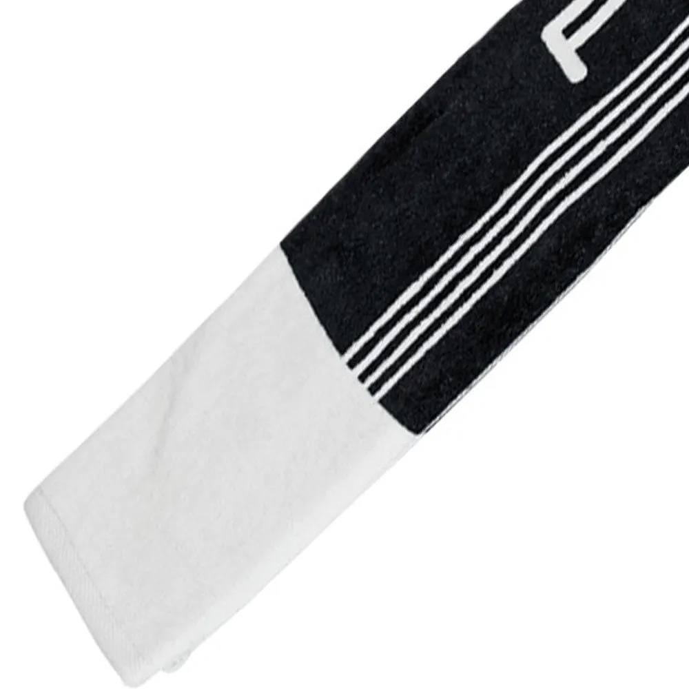 Ping Tri-fold Towel - Black/White