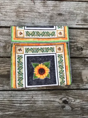 Potato Bag with Sunflower Design