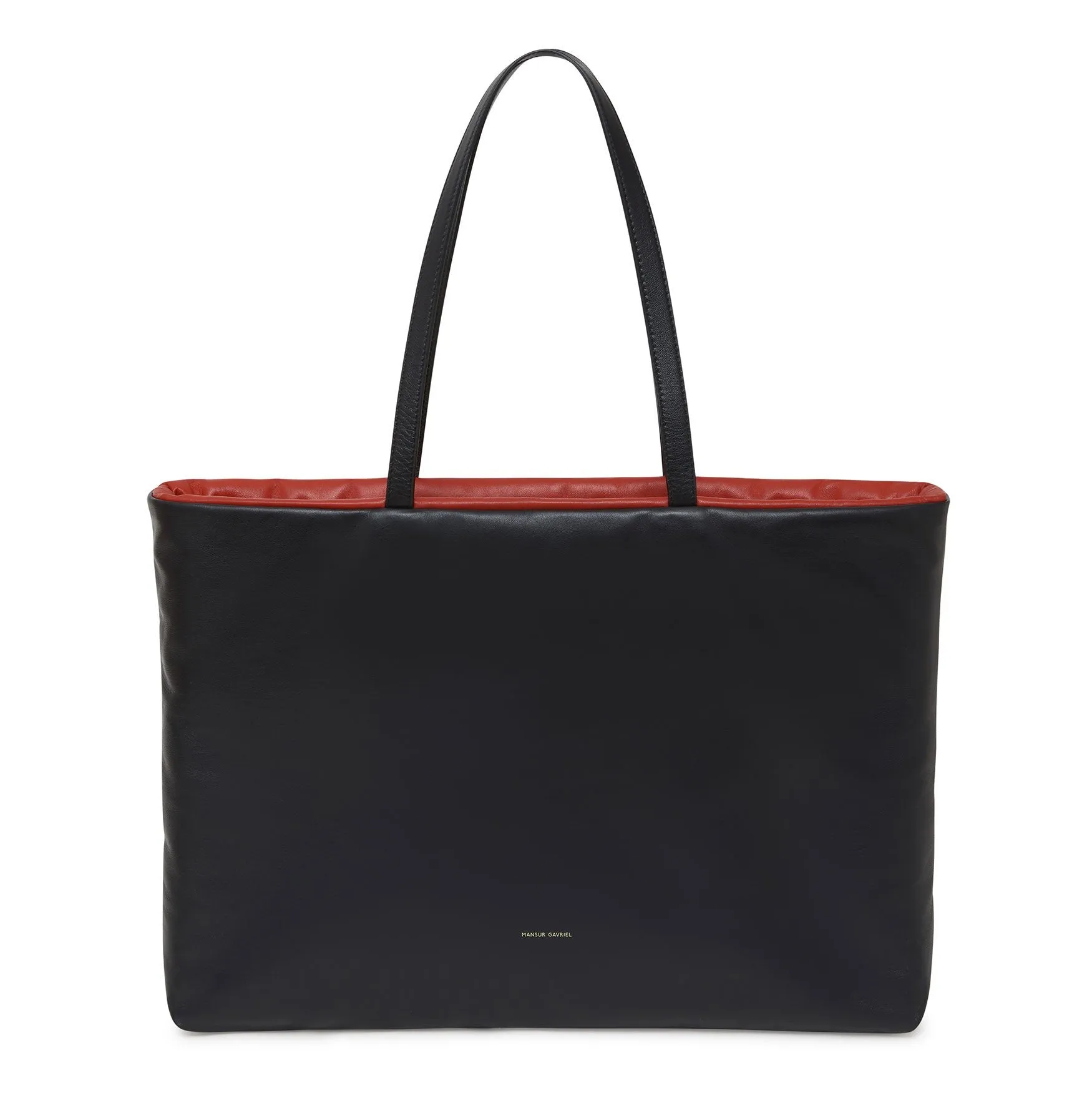 Reversible Pillow Tote Bag - Black/Flamma