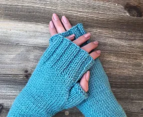 Sea Breeze Fingerless Gloves