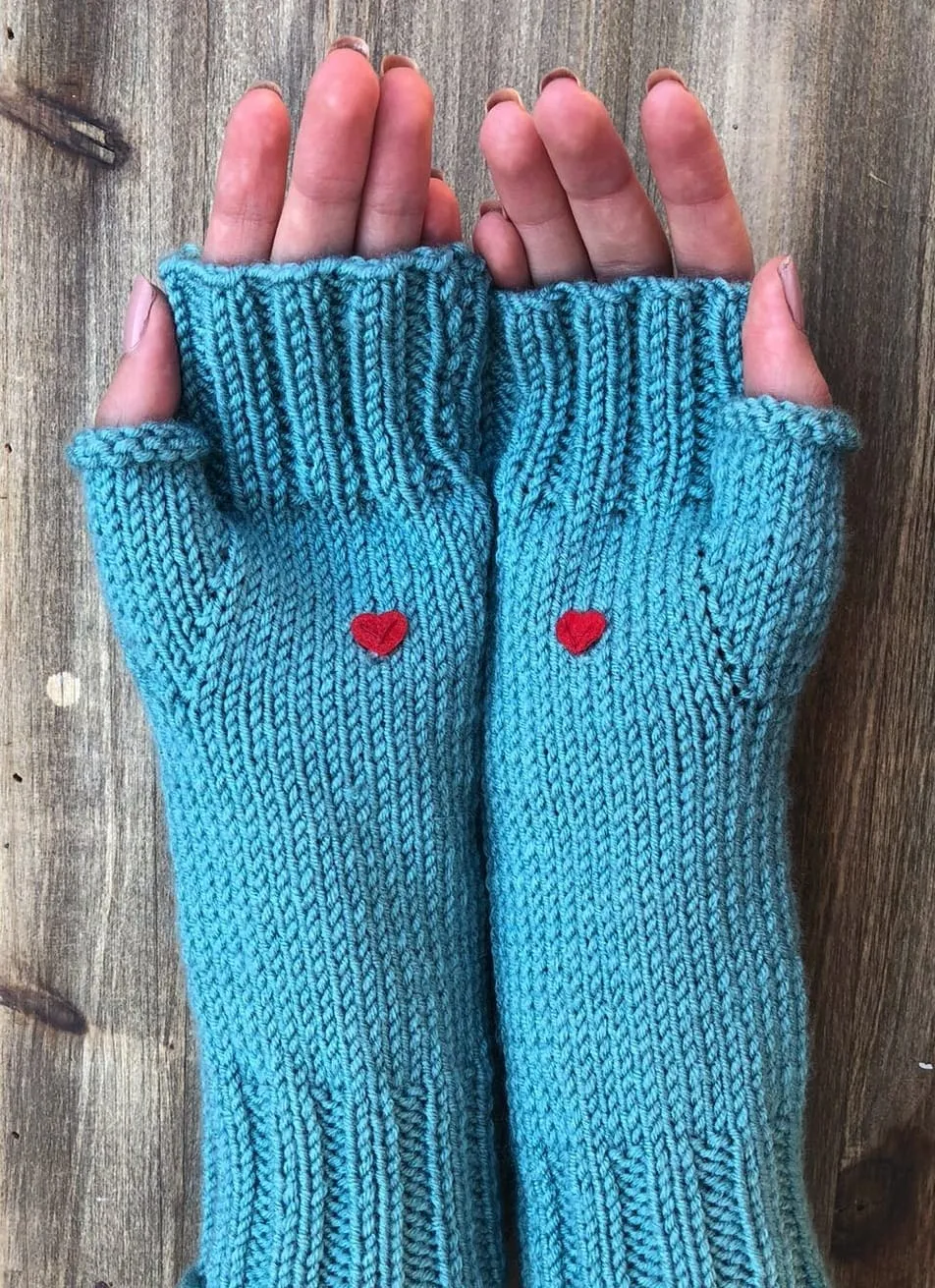 Sea Breeze Fingerless Gloves