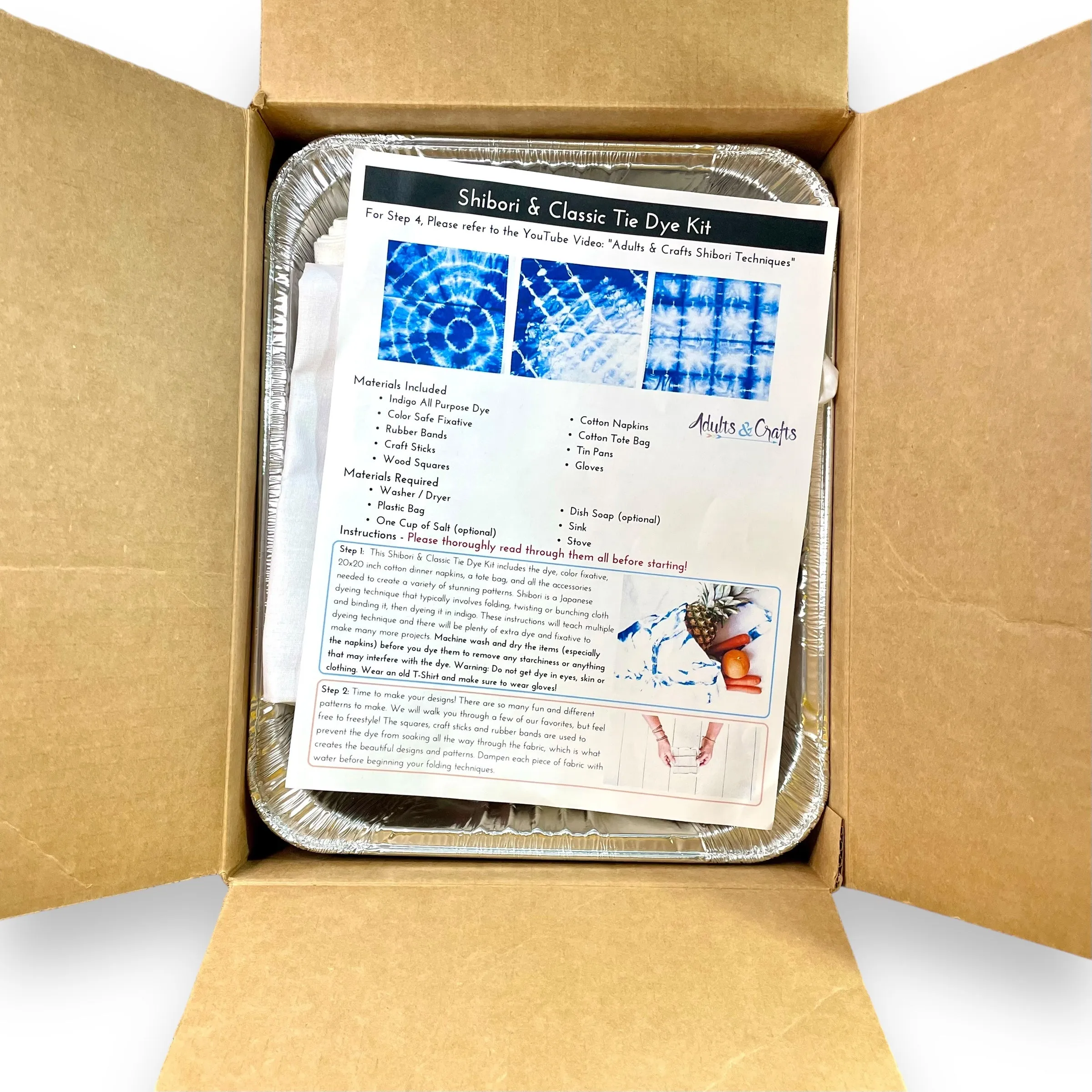 Shibori   Classic Tie Dye Kit Kit Adults   Craft