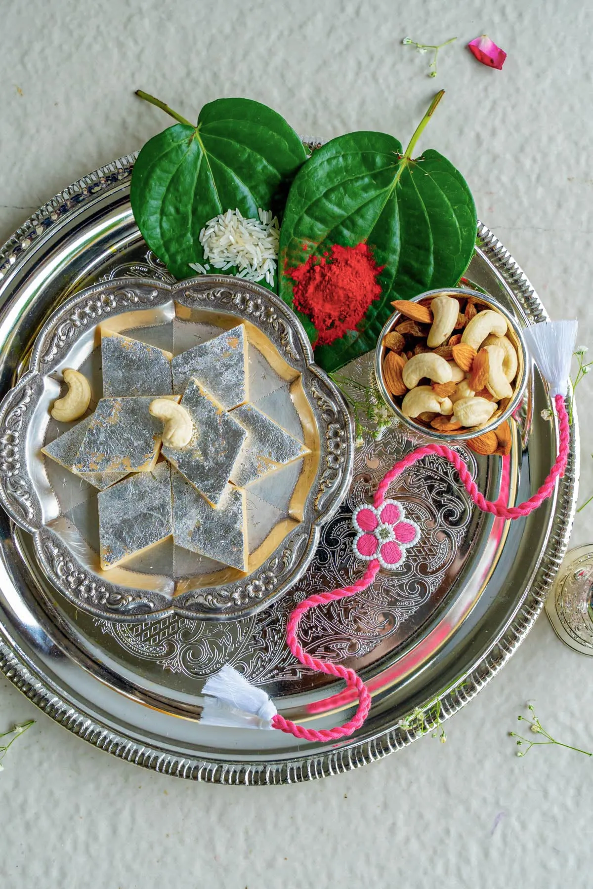 Sweet Rose Flower Rakhi