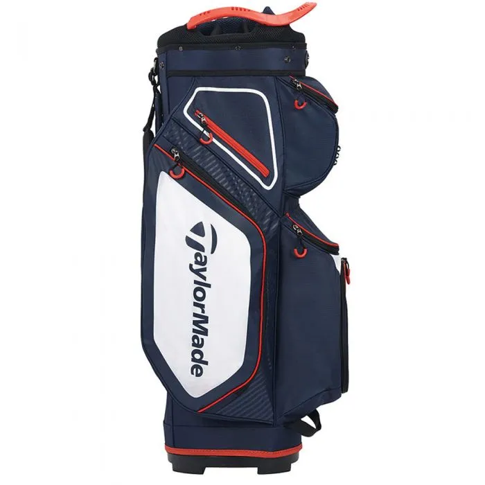 Taylormade Pro 8.0 Cart Bag - Navy/White/Red