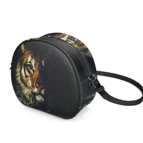 Tiger Round Box Bag