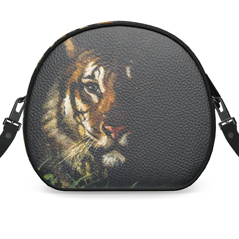Tiger Round Box Bag