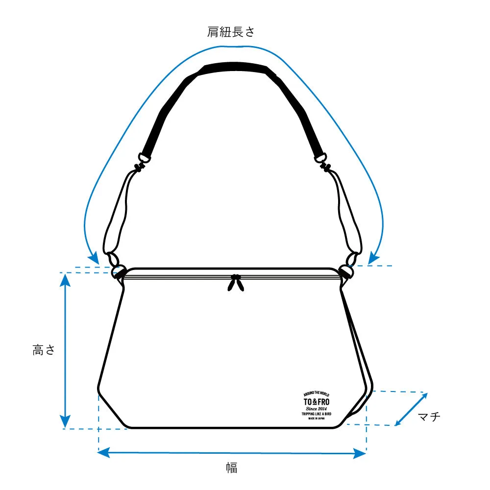 【TO&FRO for ANA】PACKABLE POUCH-SQUARE-