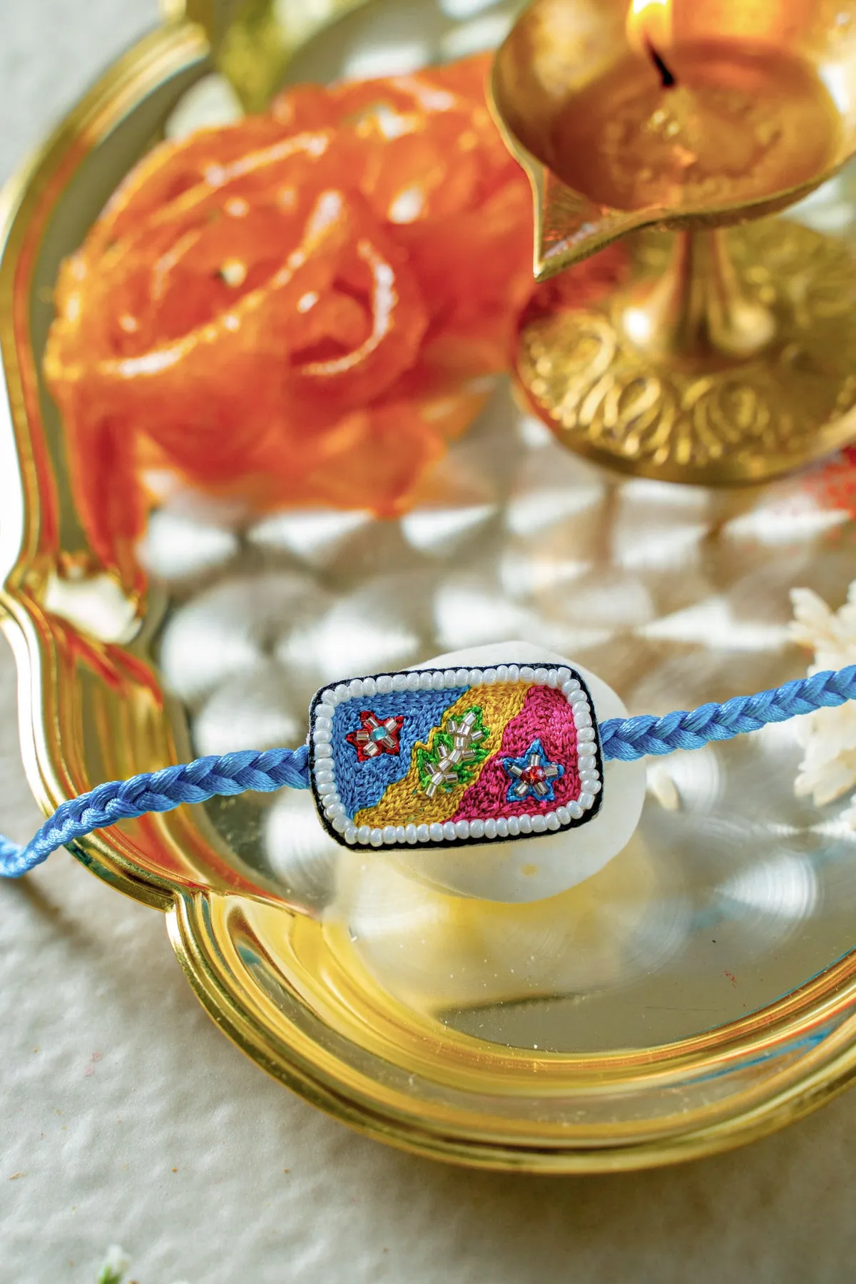 Treasure Embroidered rakhi