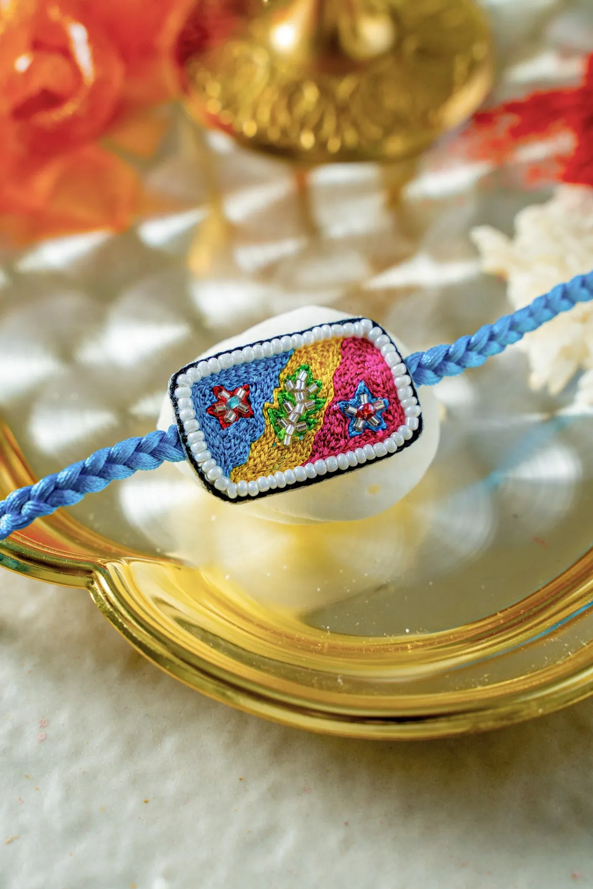 Treasure Embroidered rakhi