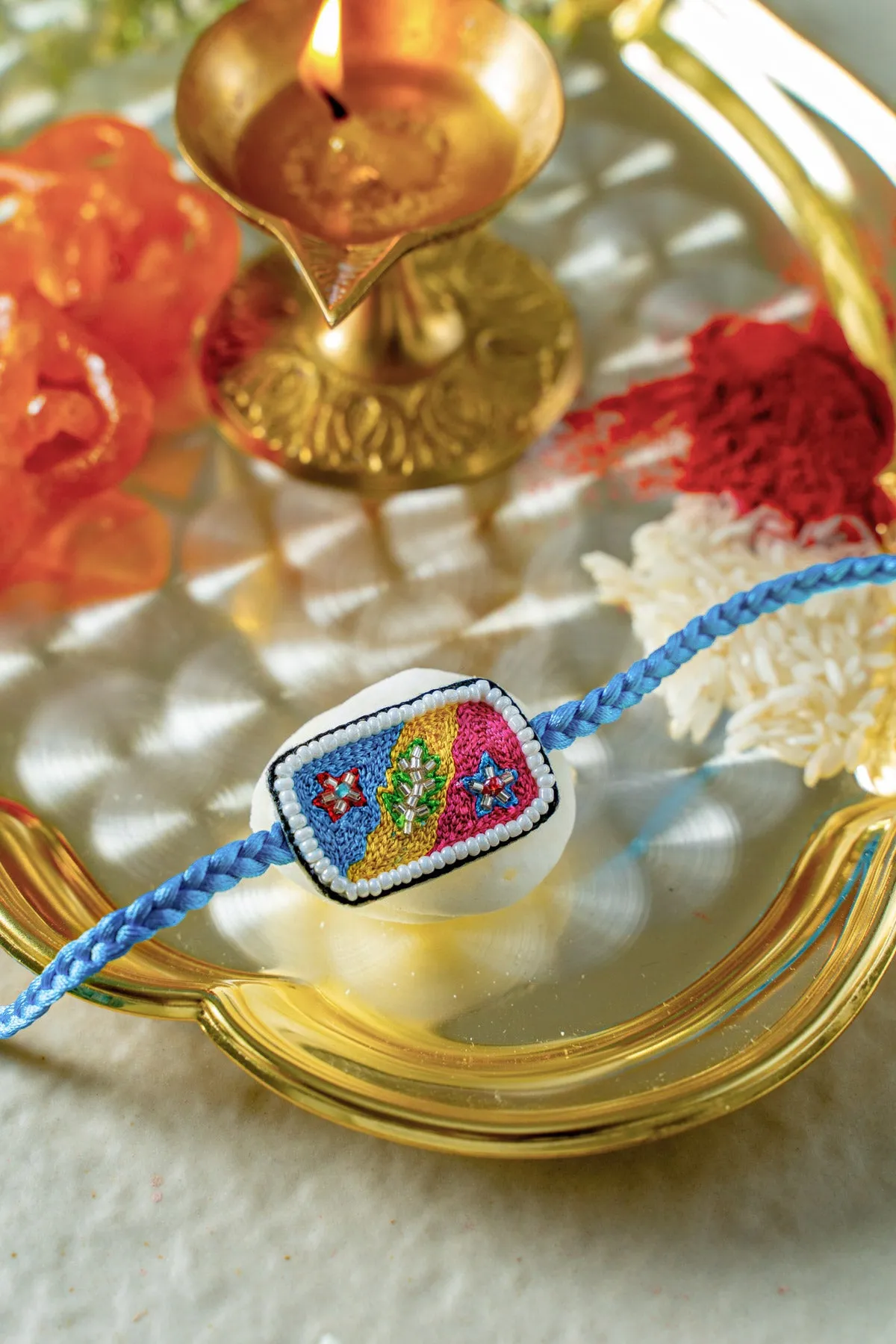 Treasure Embroidered rakhi