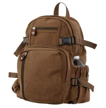 Vintage Canvas Mini Backpack