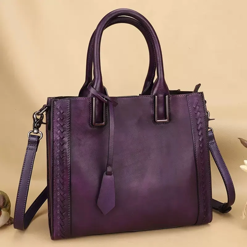 Vintage Ladies Small Tote Handbag Cross Shoulder Bag For Women