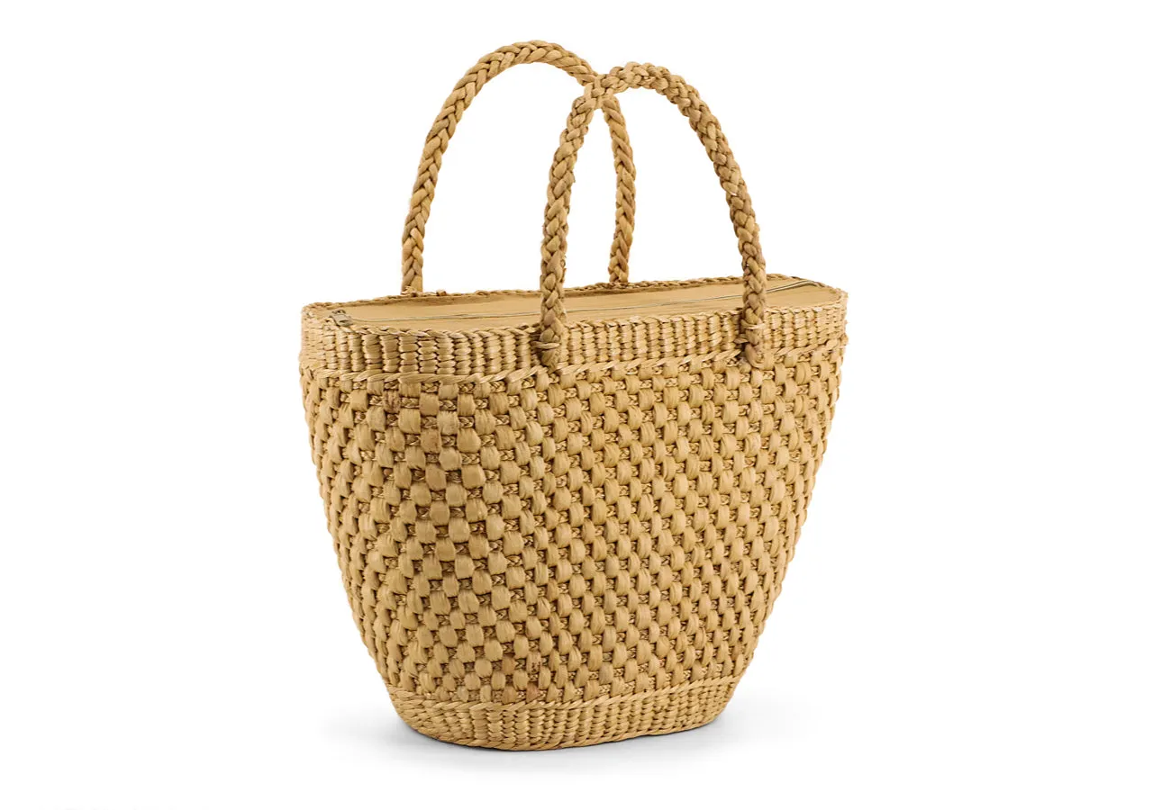 Water Hyacinth Hand Bag Pattern Cuci
