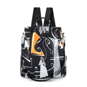 Women's Graphical Printed Casual Backpack