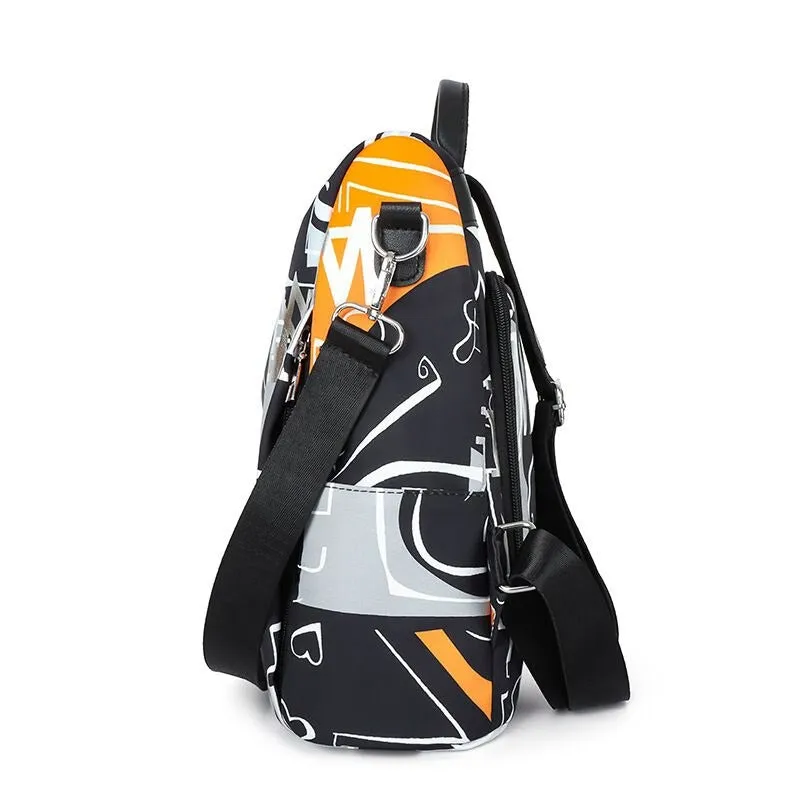 Women's Graphical Printed Casual Backpack