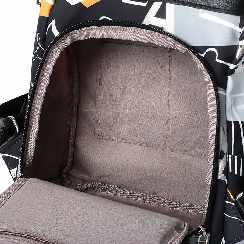 Women's Graphical Printed Casual Backpack