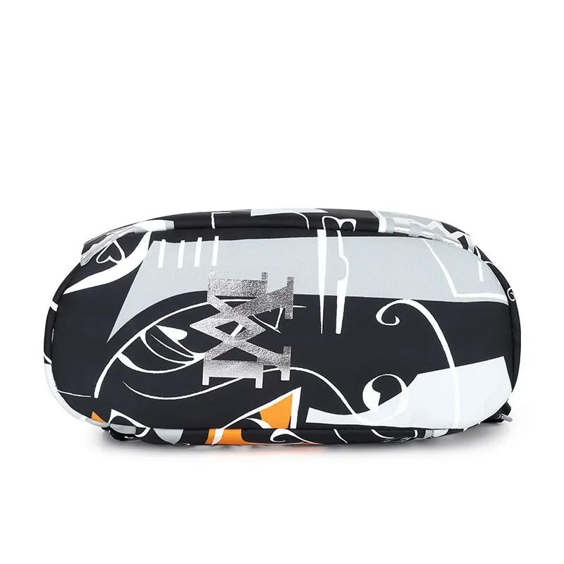 Women's Graphical Printed Casual Backpack