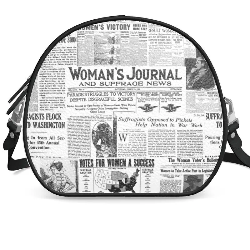 Women's Suffrage Round Box Bag