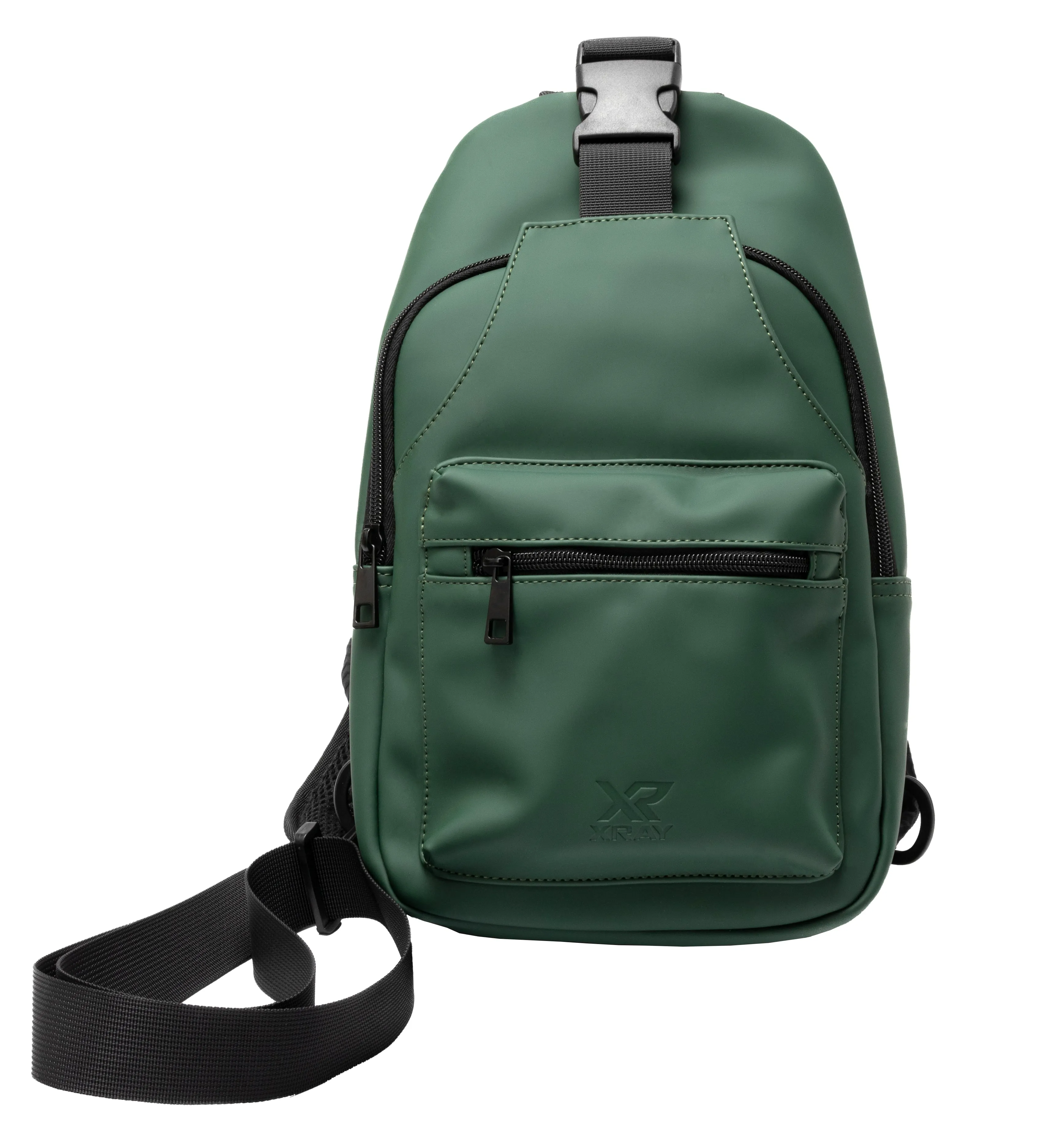 X RAY Men's Women's PU Leather Crossbody Sling Bag Backpack for Unisex